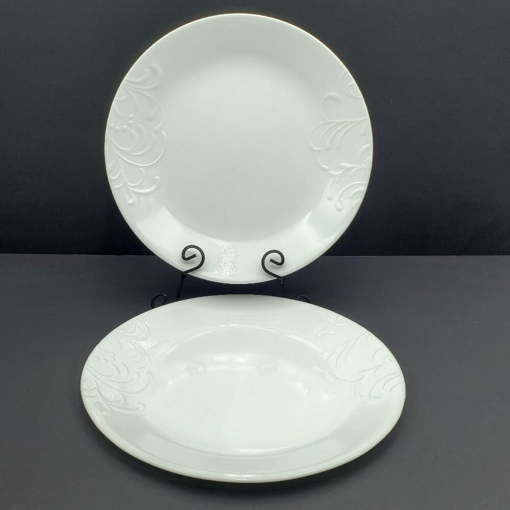 Corelle Cherish Dinner Plates Corelle Boutique Cherish Round Embossed Plates